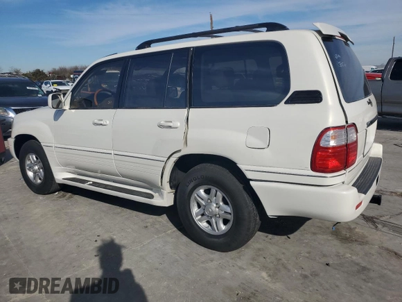 2002 Lexus LX 470 z VIN JTJHT00W623514108, wystawiony jako Copart lot #88704265 z przebiegiem Nie podano mil oraz Tytuł czysty. Historia ofert i sprzedaży dostępna na DreamBid. Obrazek 2.