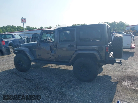 2016 Jeep Wrangler Unlimited Sport with VIN 1C4BJWDG9GL211030, listed as a IAAI auction lot 42459945 with 61,671 mi miles and . Bid and sale history available at DreamBid. Image 14.