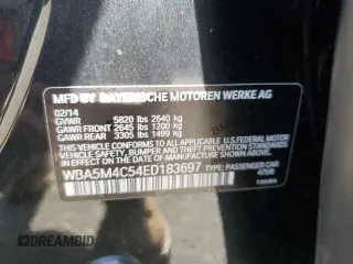 2014 BMW 5 Series GT 535i xDrive with VIN WBA5M4C54ED183697, listed as a Copart auction lot 78461284 with 100,589 mi miles and Salvage Title. Bid and sale history available at carsss.com. Image 12.