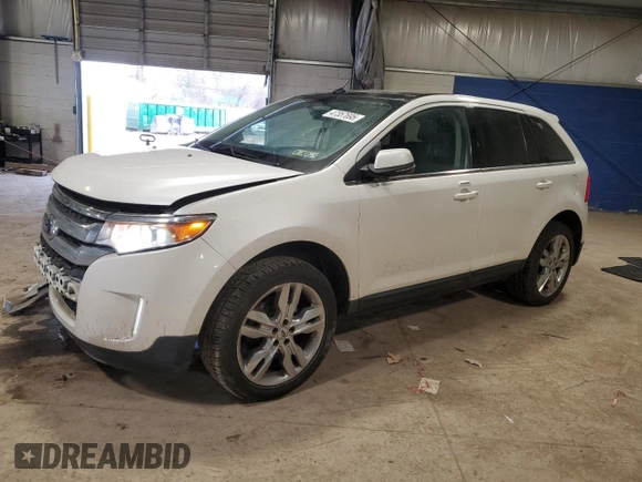 2013 Ford Edge Limited with VIN 2FMDK4KC3DBC80006, listed as a Copart auction lot 47357695 with 142,767 mi miles and Salvage Title. Bid and sale history available at carsss.com. Image 1.