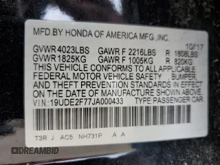 2018 Acura ILX Premium with VIN 19UDE2F77JA000433, listed as a Copart auction lot 51258345 with 97,777 mi miles and Clean title. Bid and sale history available at DreamBid. Image 12.