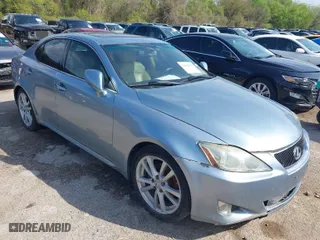 2006 Lexus IS 250 Manual with VIN JTHBK262865011216, listed as a IAAI auction lot 41891115 with 188,449 mi miles. Bid and sale history available at carsss.com. Image 1.