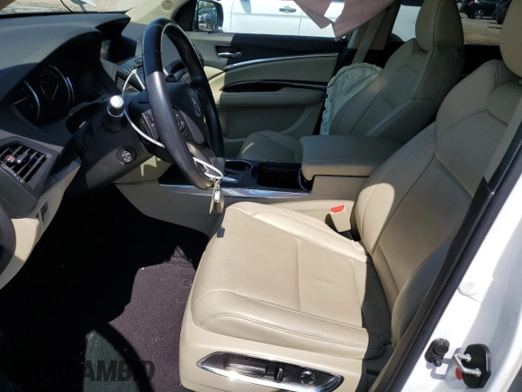 2020 Acura MDX with VIN 5J8YD4H36LL043842, listed as a Copart auction lot 53563845 with 50,071 mi miles and Salvage title. Bid and sale history available at DreamBid. Image 7.