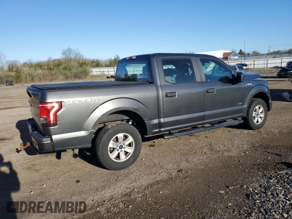 2015 Ford F-150 XLT with VIN 1FTEW1EP1FFC36890, listed as a Copart auction lot 53991525 with 193,847 mi miles and Salvage Title. Bid and sale history available at carsss.com. Image 3.