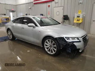 2012 Audi A7 Premium Plus with VIN WAUSGAFC4CN024267, listed as a Copart auction lot 49923675 with 167,639 mi miles and Clean title. Bid and sale history available at DreamBid. Image 4.