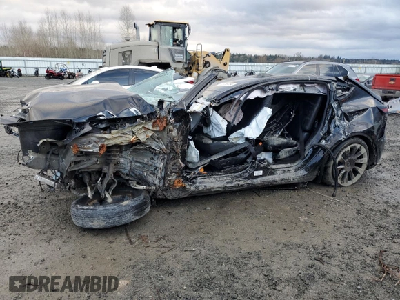 2023 Tesla Model Y Long Range with VIN 7SAYGAEE0PF832185, listed as a Copart auction lot 85159764 with Not Provided miles and Salvage Title. Bid and sale history available at DreamBid. Image 1.