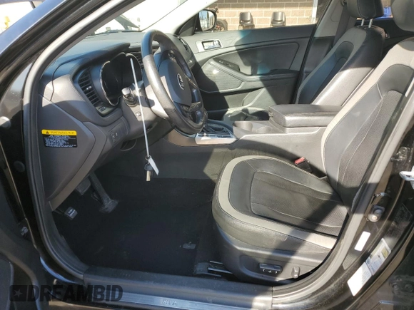 2012 Kia Optima Hybrid with VIN KNAGM4AD7C5024862, listed as a Copart auction lot 53484245 with 132,583 mi miles and Salvage Title. Bid and sale history available at carsss.com. Image 7.