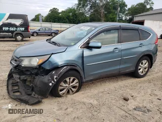 2013 Honda CR-V EX z VIN 5J6RM4H55DL024098, wystawiony jako Copart lot #59055285 z przebiegiem 116 469 mil mil oraz Szkoda całkowita • Salvage title. Historia ofert i sprzedaży dostępna na DreamBid. Obrazek 1.