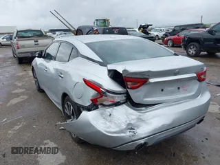 2017 Nissan Maxima SL with VIN 1N4AA6AP9HC396154, listed as a IAAI auction lot 41908840 with 107,811 mi miles and . Bid and sale history available at DreamBid. Image 3.