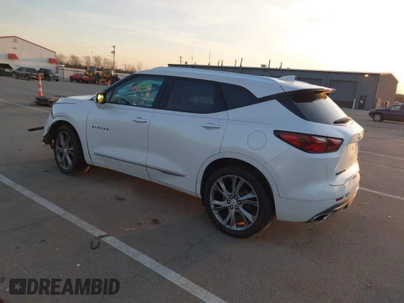 2021 Chevrolet Blazer Premier with VIN 3GNKBLRS6MS563360, listed as a IAAI auction lot 41760795 with 29,534 mi miles and . Bid and sale history available at DreamBid. Image 3.