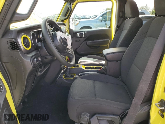 2023 Jeep Gladiator Sport S with VIN 1C6HJTAG3PL572662, listed as a Copart auction lot 53447045 with Not provided miles and Non repairable. Bid and sale history available at DreamBid. Image 7.