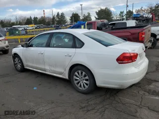 2012 Volkswagen Passat S w/Appearance with VIN 1VWAH7A31CC039260, listed as a Copart auction lot 47003745 with 91,441 mi miles and Salvage Title. Bid and sale history available at carsss.com. Image 2.