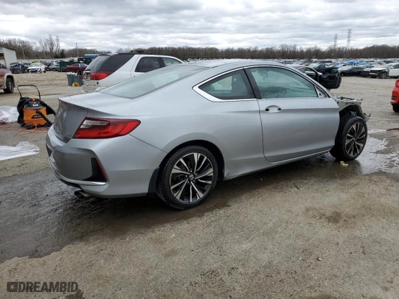 2017 Honda Accord Coupe EX-L V6 with VIN 1HGCT2B82HA007087, listed as a Copart auction lot 47467085 with 180,576 mi miles and Salvage Title. Bid and sale history available at carsss.com. Image 3.