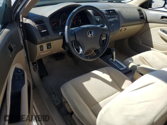 2004 Honda Civic LX with VIN 1HGEM22534L075070, listed as a Copart auction lot 49024885 with 245,343 mi miles and Salvage Title. Bid and sale history available at DreamBid. Image 8.