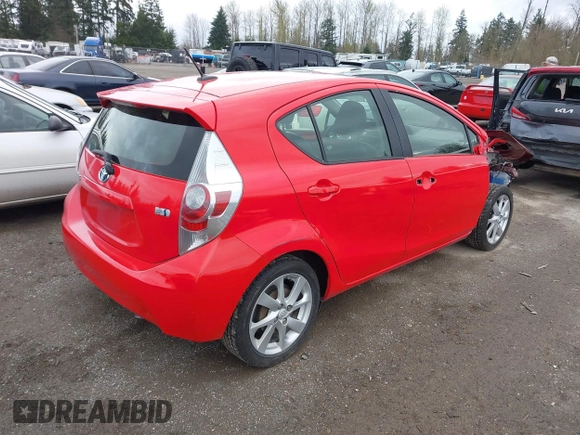 2014 Toyota Prius One with VIN JTDKDTB36E1083196, listed as a IAAI auction lot 41943927 with 74,483 mi miles and . Bid and sale history available at DreamBid. Image 4.