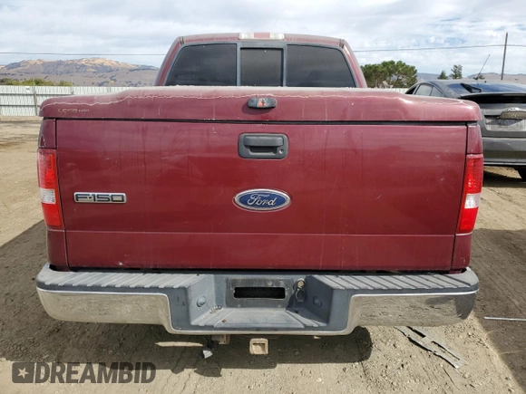 2005 Ford F-150 XLT with VIN 1FTPW12545KE95908, listed as a Copart auction lot 78095284 with 189,585 mi miles and Clean title. Bid and sale history available at DreamBid. Image 6.