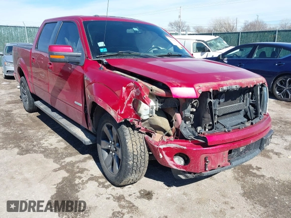 2012 Ford F-150 XL with VIN 1FTFW1CT5CFC95215, listed as a IAAI auction lot 41644046 with 222,735 mi miles. Bid and sale history available at carsss.com. Image 6.