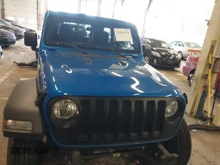 2021 Jeep Wrangler Unlimited Sport S with VIN 1C4HJXDG9MW797013, listed as a IAAI auction lot 41966754 with 53,583 mi miles. Bid and sale history available at carsss.com. Image 13.