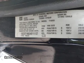 2004 Chevrolet Colorado LS Z71 with VIN 1GCDT196348111137, listed as a IAAI auction lot 41482484 with 236,180 mi miles. Bid and sale history available at carsss.com. Image 9.