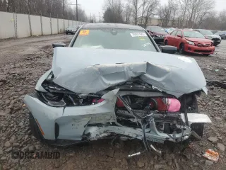 2021 BMW M3 with VIN WBS53AY07MFL51653, listed as a Copart auction lot 42637685 with 0 mi miles and Salvage Title. Bid and sale history available at carsss.com. Image 5.