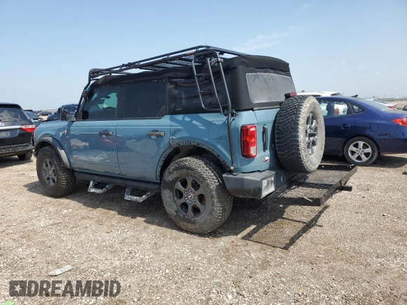 2021 Ford Bronco with VIN 1FMDE5BH2MLA83983, listed as a Copart auction lot 54361535 with 68,909 mi miles and Salvage Title. Bid and sale history available at DreamBid. Image 2.