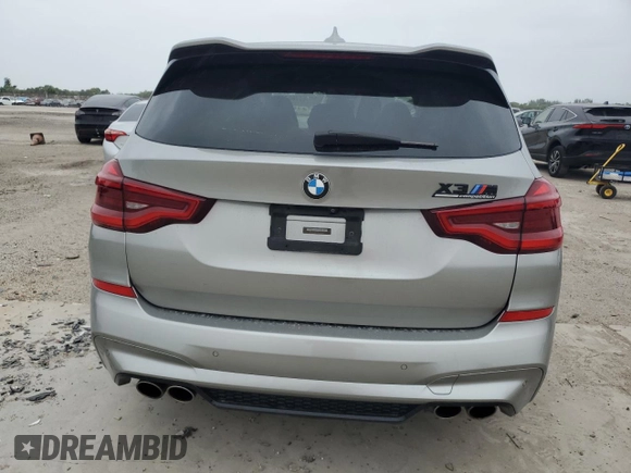 2020 BMW X3 M Competition with VIN 5YMTS0C02L9B97623, listed as a Copart auction lot 76671914 with 52,989 mi miles and Salvage Title. Bid and sale history available at carsss.com. Image 6.