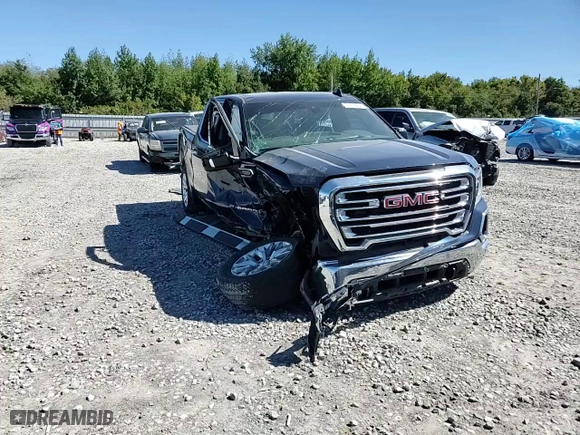 2022 GMC Sierra 1500 Limited SLT with VIN 3GTU9DED6NG124674, listed as a Copart auction lot 74126964 with 47,764 mi miles and Salvage Title. Bid and sale history available at carsss.com. Image 12.
