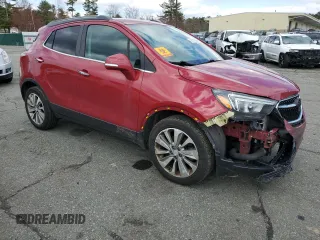 2018 Buick Encore Preferred with VIN KL4CJASB8JB625194, listed as a Copart auction lot 52187095 with 137,580 mi miles and Salvage Title. Bid and sale history available at DreamBid. Image 4.