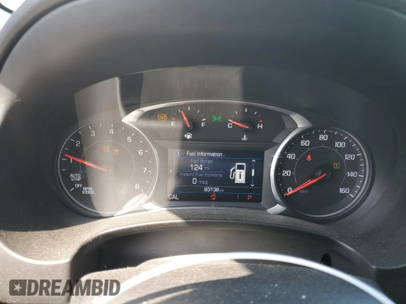 2019 GMC Terrain SLE with VIN 3GKALMEV2KL208334, listed as a Copart auction lot 52574445 with 93,138 mi miles and Salvage Title. Bid and sale history available at DreamBid. Image 9.