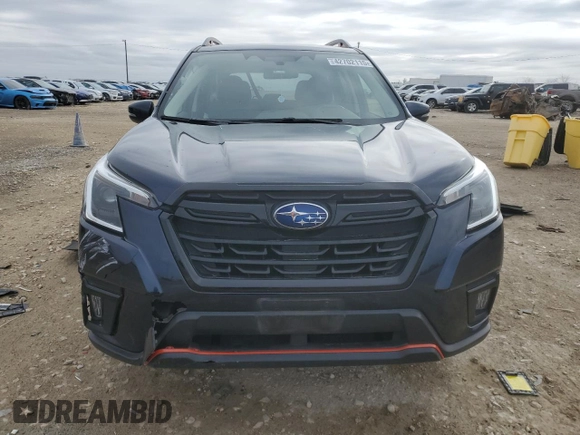2022 Subaru Forester Sport with VIN JF2SKAJC3NH418791, listed as a Copart auction lot 42702115 with 49,523 mi miles and Salvage Title. Bid and sale history available at carsss.com. Image 5.
