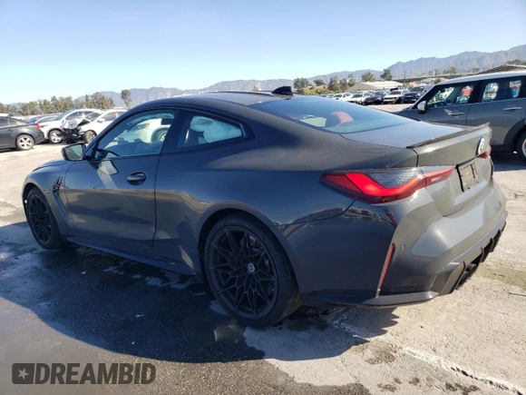 2022 BMW M4 Competition xDrive with VIN WBS43AZ05NCK65609, listed as a Copart auction lot 50820194 with 18,042 mi miles. Bid and sale history available at carsss.com. Image 2.