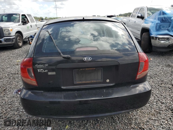 2003 Kia Rio with VIN KNADC165036169340, listed as a Copart auction lot 51538975 with 136,054 mi miles and Salvage Title. Bid and sale history available at carsss.com. Image 6.