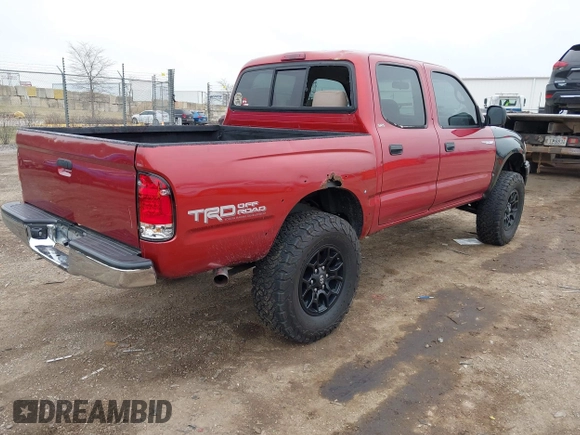 2002 Toyota Tacoma PreRunner with VIN 5TEGN92NX2Z101689, listed as a IAAI auction lot 41919352 with 201,834 mi miles and . Bid and sale history available at DreamBid. Image 4.