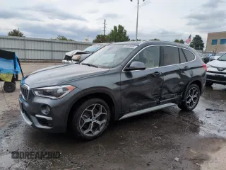 2018 BMW X1 xDrive28i with VIN WBXHT3C31J5L24602, listed as a Copart auction lot 58658455 with 50,646 mi miles and Salvage title. Bid and sale history available at DreamBid. Image 1.