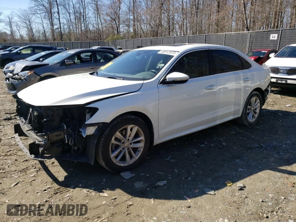 2020 Volkswagen Passat 2.0T SE with VIN 1VWWA7A31LC009797, listed as a Copart auction lot 40812573 with 43,461 mi miles. Bid and sale history available at carsss.com. Image 1.