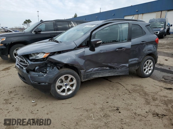 2019 Ford EcoSport SE with VIN MAJ3S2GE4KC271607, listed as a Copart auction lot 52169385 with 29,275 mi miles and Clean Title. Bid and sale history available at DreamBid. Image 1.