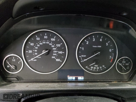 2014 BMW 3 Series 328i xDrive with VIN WBA3B5C52EP542918, listed as a Copart auction lot 55171465 with 103,748 mi miles and Clean Title. Bid and sale history available at carsss.com. Image 9.