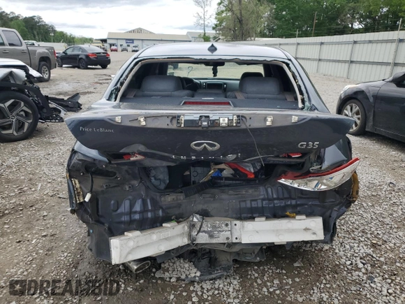 2007 Infiniti G35 Sedan Journey with VIN JNKBV61E97M701130, listed as a Copart auction lot 51984515 with Not Provided miles and Salvage Title. Bid and sale history available at carsss.com. Image 6.