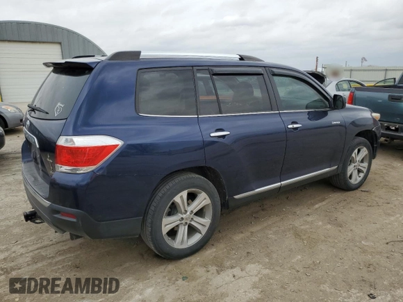 2013 Toyota Highlander Limited z VIN 5TDDK3EH7DS230360, wystawiony jako Copart lot #51283075 z przebiegiem 186 795 mil mil oraz Szkoda całkowita • Salvage title. Historia ofert i sprzedaży dostępna na DreamBid. Obrazek 3.