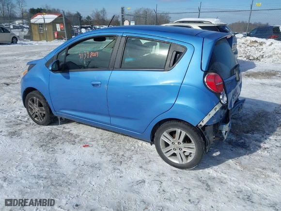 2014 Chevrolet Spark LT with VIN KL8CD6S93EC405672, listed as a IAAI auction lot 41398003 with 126,926 mi miles. Bid and sale history available at carsss.com. Image 3.