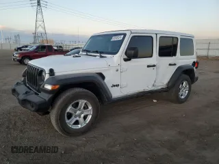 2021 Jeep Wrangler Unlimited Willys with VIN 1C4HJXDM9MW663219, listed as a Copart auction lot 82858124 with 39,003 mi miles and Salvage Title. Bid and sale history available at DreamBid. Image 1.
