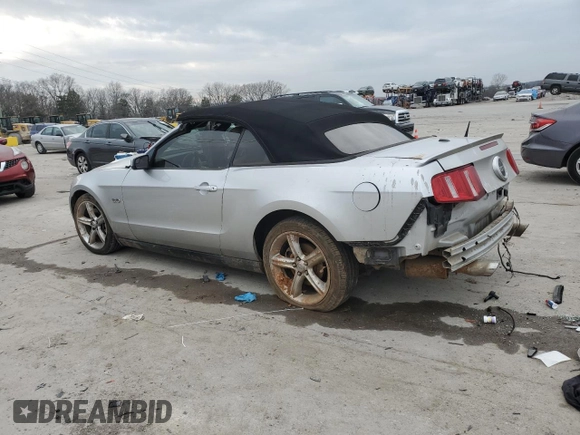 2011 Ford Mustang GT with VIN 1ZVBP8FF1B5132606, listed as a Copart auction lot 44077645 with 173,690 mi miles and Clean Title. Bid and sale history available at DreamBid. Image 2.