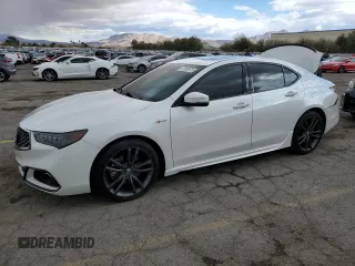 2019 Acura TLX w/A-Spec Pkg with VIN 19UUB2F66KA001204, listed as a Copart auction lot 47889975 with 110,965 mi miles and Salvage Title. Bid and sale history available at carsss.com. Image 1.