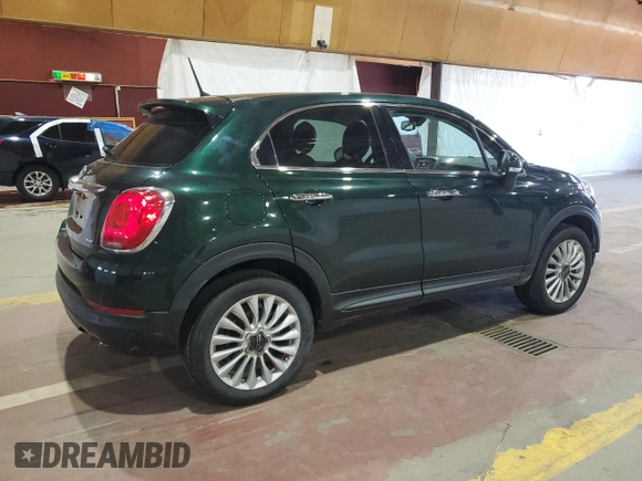 2016 FIAT 500X Lounge z VIN ZFBCFYDT6GP500506, wystawiony jako Copart lot #57641575 z przebiegiem 55 274 mil mil oraz Szkody całkowita. Historia ofert i sprzedaży dostępna na DreamBid. Obrazek 3.