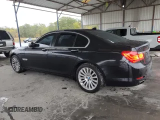 2011 BMW 7 Series 750i xDrive with VIN WBAKC6C56BC394810, listed as a Copart auction lot 79025014 with 152,399 mi miles and Salvage title. Bid and sale history available at DreamBid. Image 2.