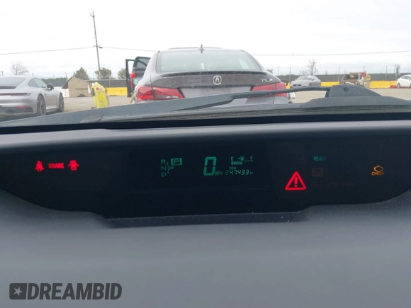 2009 Toyota Prius with VIN JTDKB20U693504825, listed as a IAAI auction lot 41731807 with 247,433 mi miles. Bid and sale history available at carsss.com. Image 7.