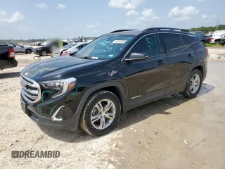 2019 GMC Terrain SLE with VIN 3GKALMEV4KL371695, listed as a Copart auction lot 63413825 with 75,437 mi miles and Salvage title. Bid and sale history available at DreamBid. Image 1.