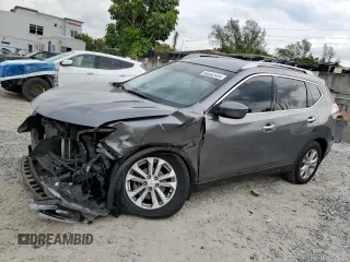 2016 Nissan Rogue SV with VIN KNMAT2MT3GP678156, listed as a Copart auction lot 50532435 with 50,067 mi miles and Salvage Title. Bid and sale history available at DreamBid. Image 1.