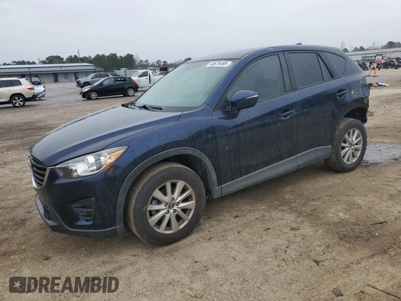 2016 Mazda CX-5 Sport with VIN JM3KE2BY5G0849261, listed as a Copart auction lot 45676495 with 118,305 mi miles and Salvage Title. Bid and sale history available at carsss.com. Image 1.