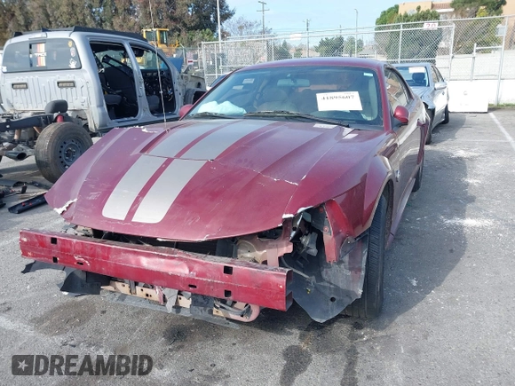 2004 Ford Mustang Standard with VIN 1FAFP404X4F118131, listed as a IAAI auction lot 41895607 with 134,418 mi miles. Bid and sale history available at carsss.com. Image 2.